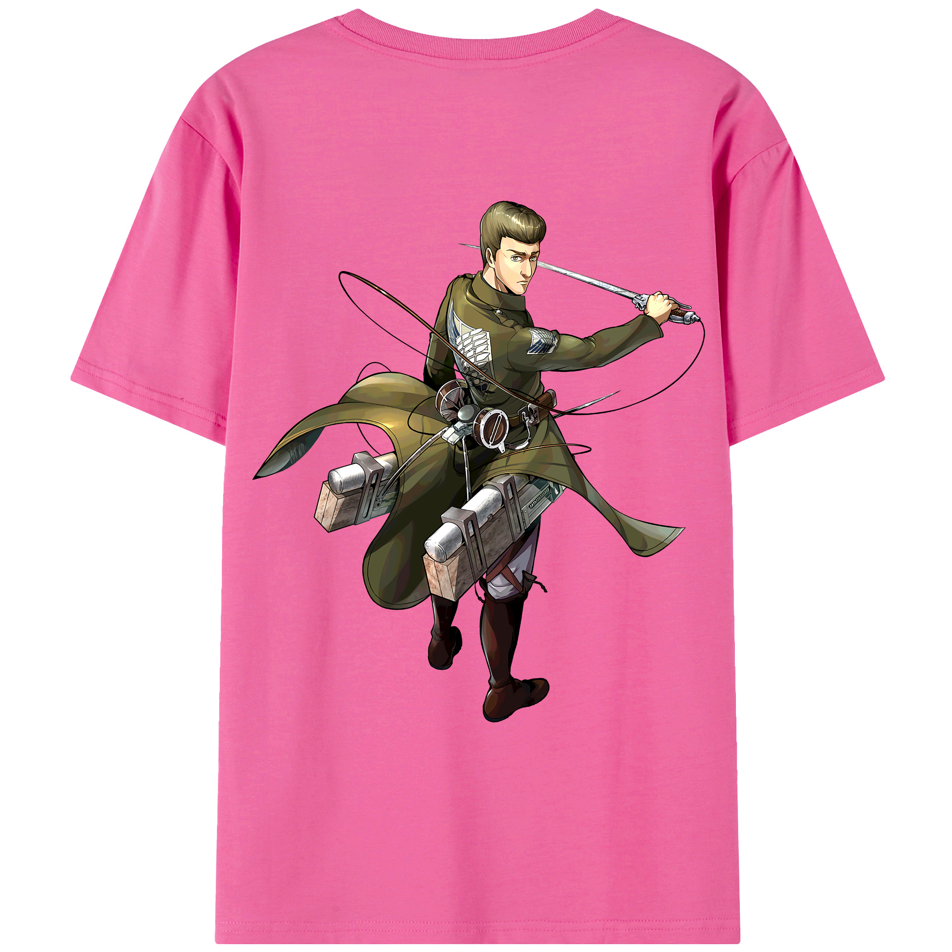 （画像用） 進撃の巨人 Attack on Titan レディース半袖Tシャツ(バックプリント)